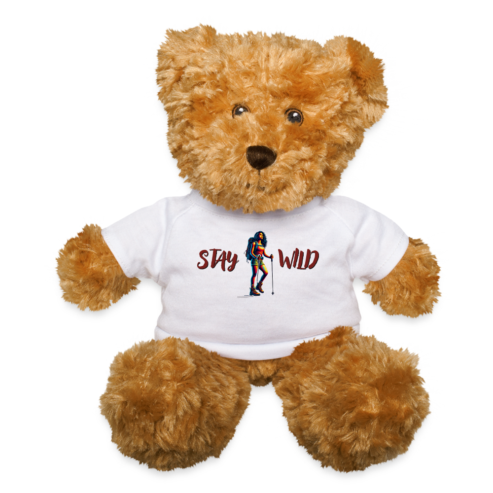 Stay Wild - Teddy Bear - white