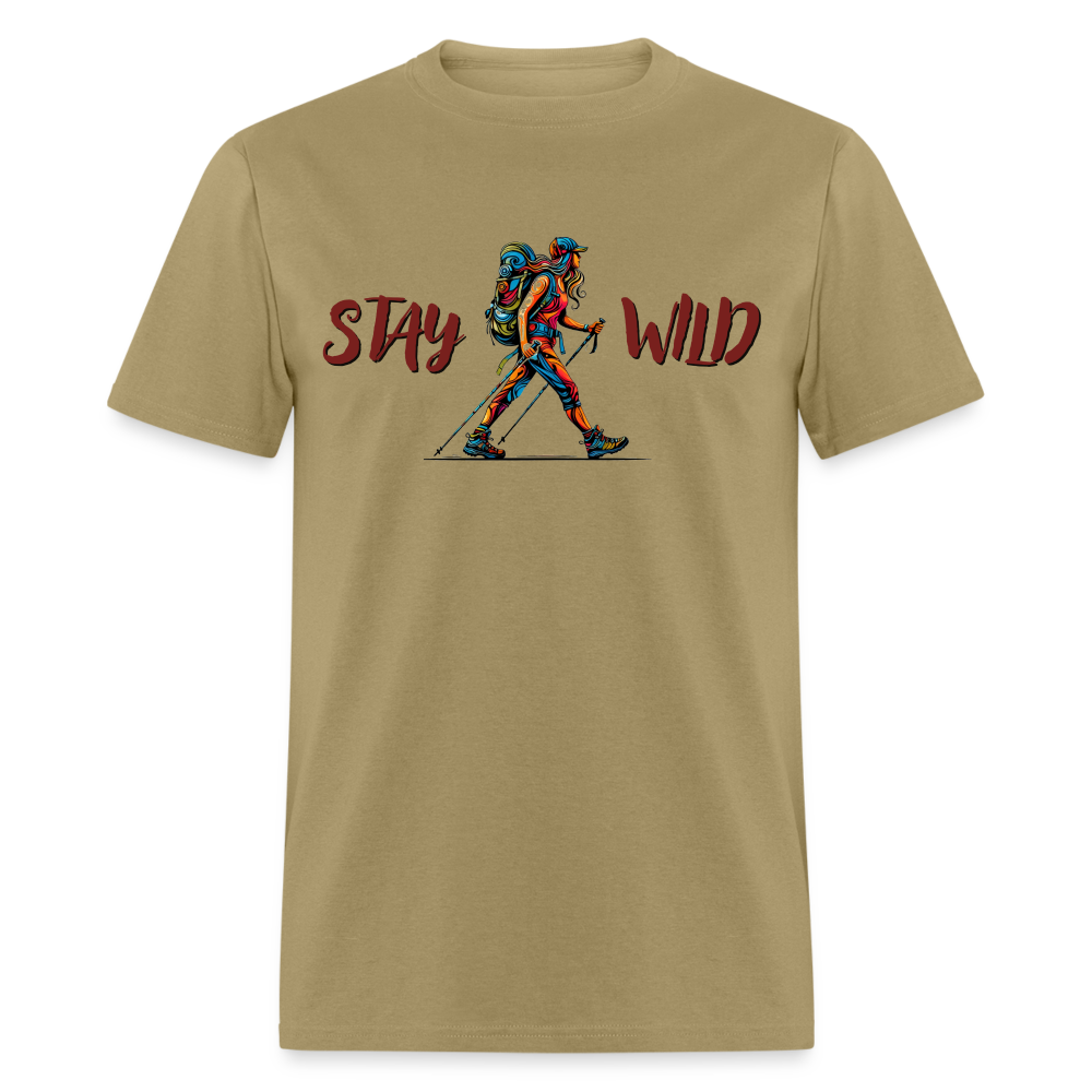 Stay Wild - Unisex Classic T-Shirt - khaki