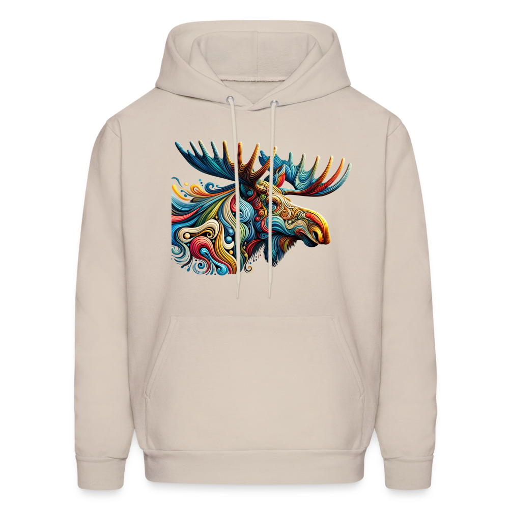 Psychedelic Moose - Unisex Hoodie - Sand