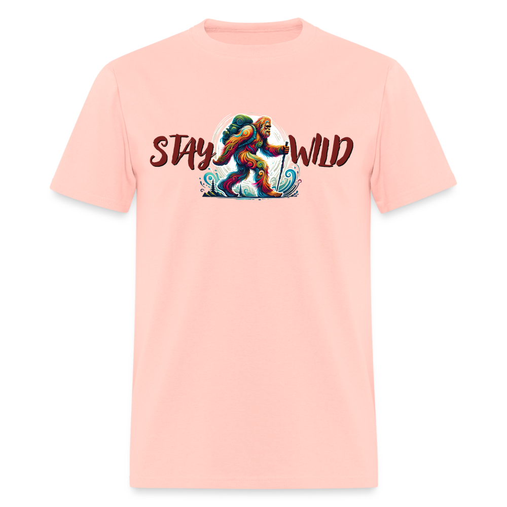 Stay Wild Bigfoot - Unisex Classic T-Shirt - blush pink