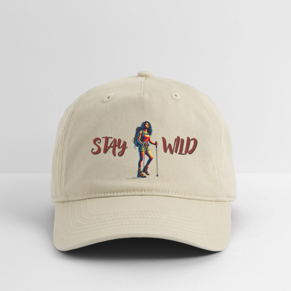 Stay Wild - Organic Baseball Cap - khaki