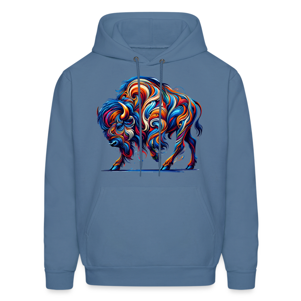 Psychedelic Bison - Unisex Hoodie - denim blue