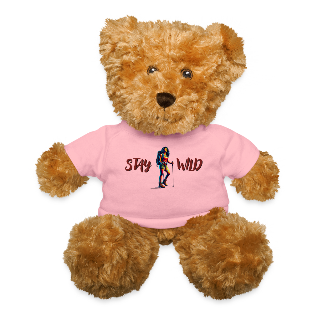 Stay Wild - Teddy Bear - petal pink