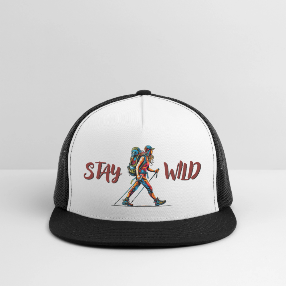 Stay Wild - Trucker Hat - white/black