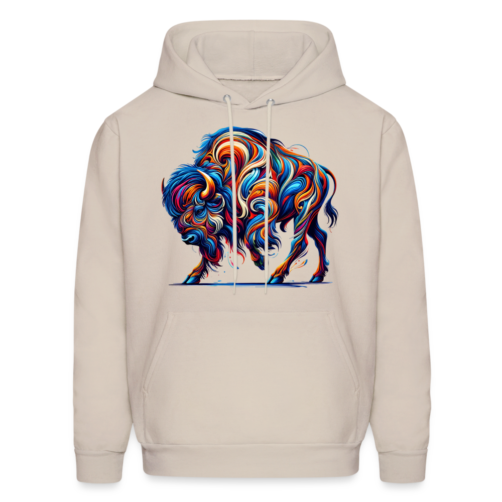 Psychedelic Bison - Unisex Hoodie - Sand