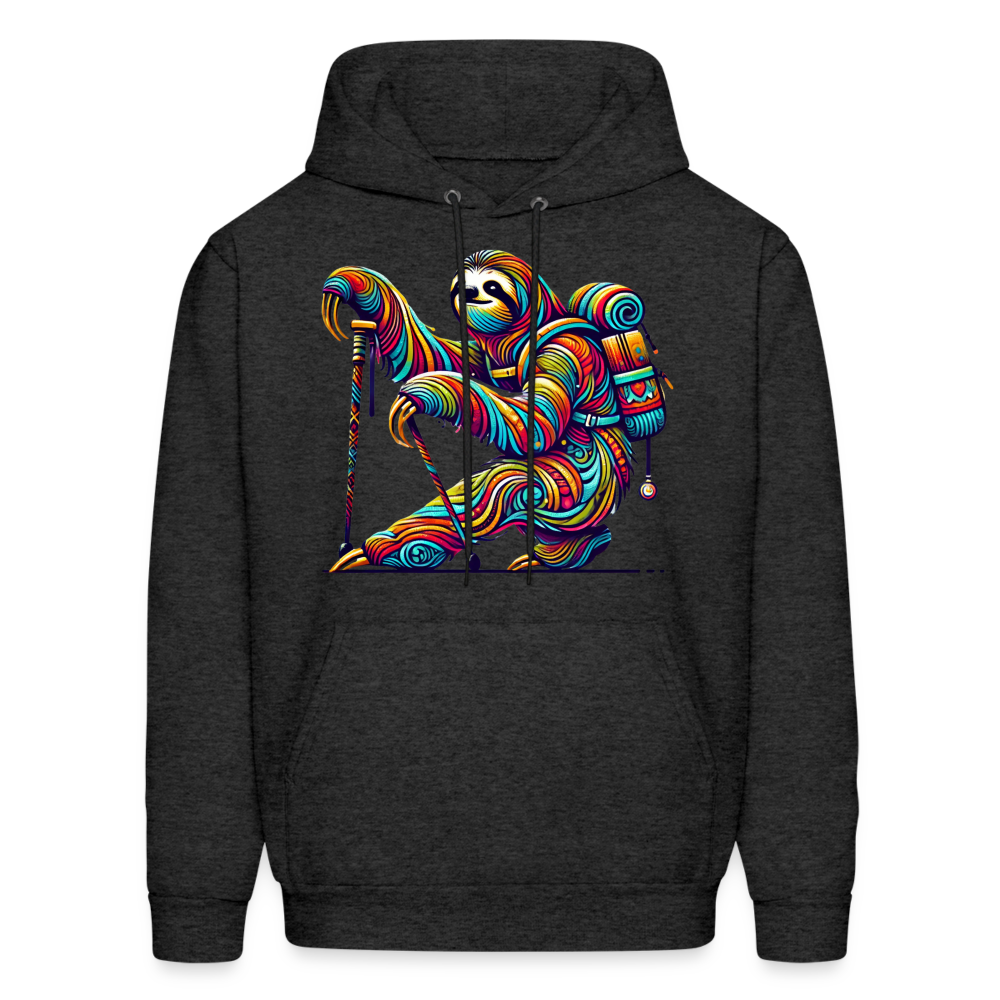 Psychedelic Sloth - Unisex Hoodie - charcoal grey
