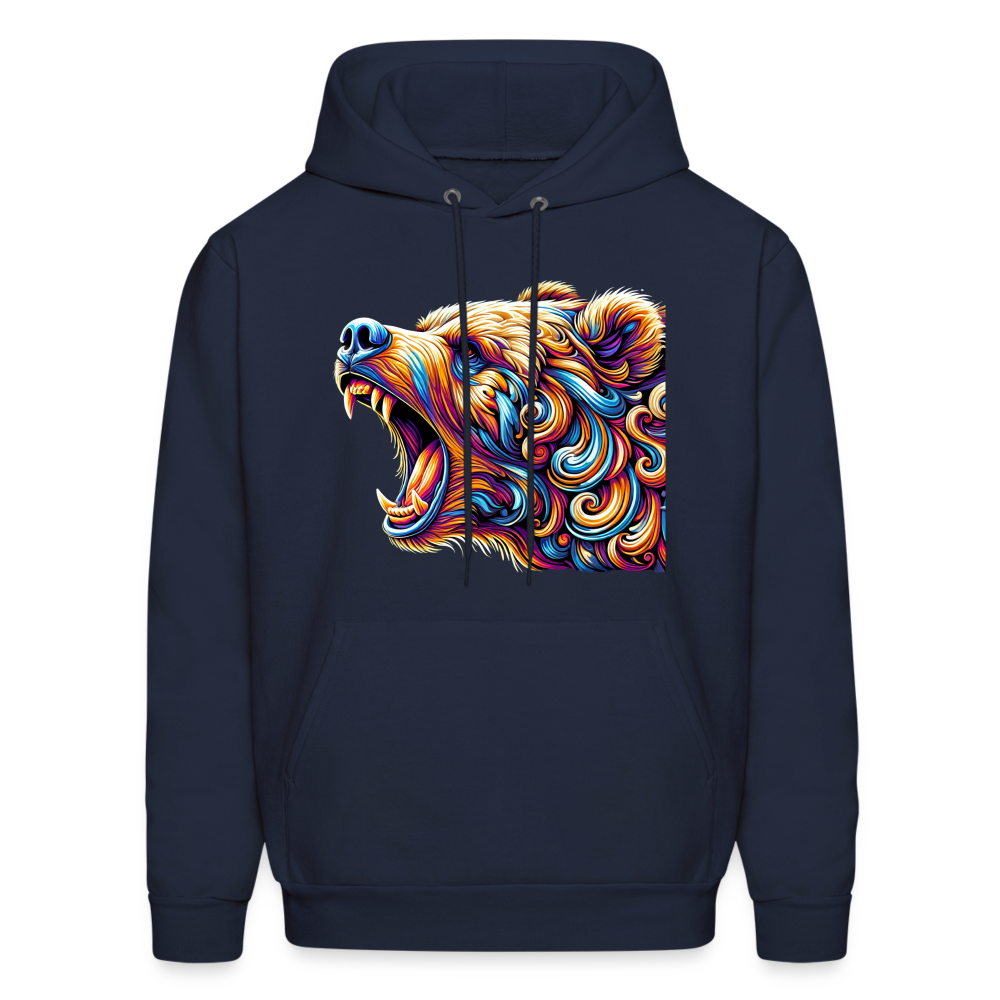 Psychedelic Bear - Unisex Hoodie - navy