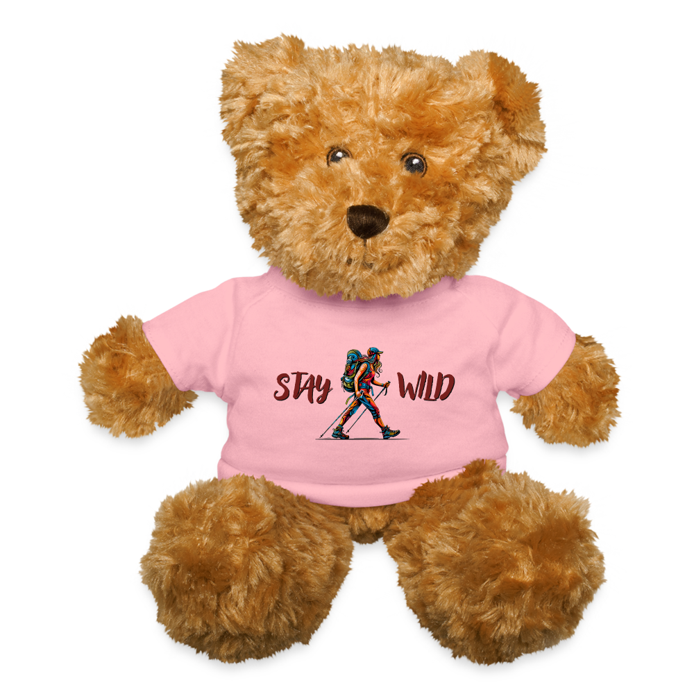 Stay Wild - Teddy Bear - petal pink