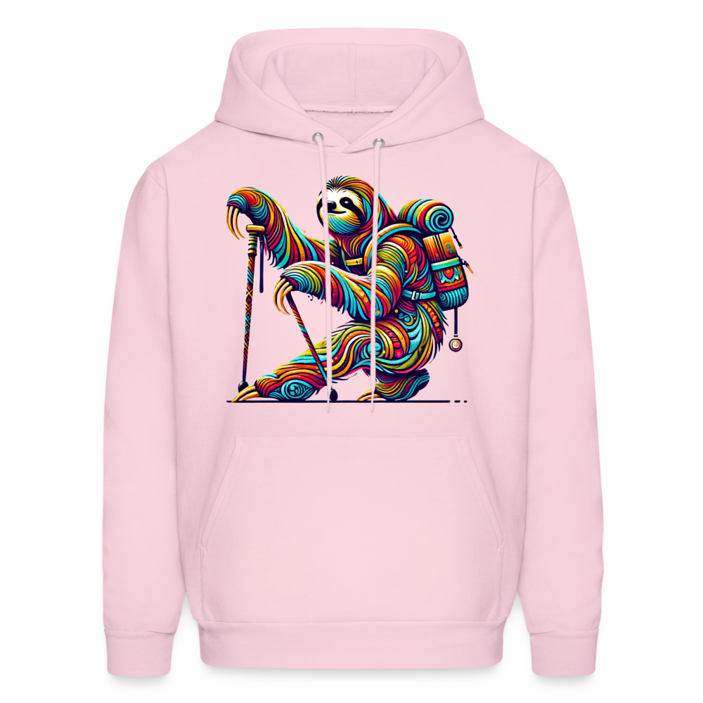 Psychedelic Sloth - Unisex Hoodie - pale pink