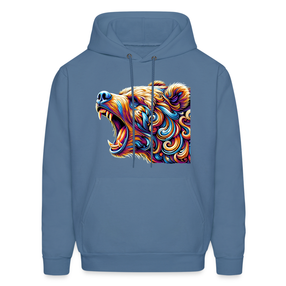 Psychedelic Bear - Unisex Hoodie - denim blue