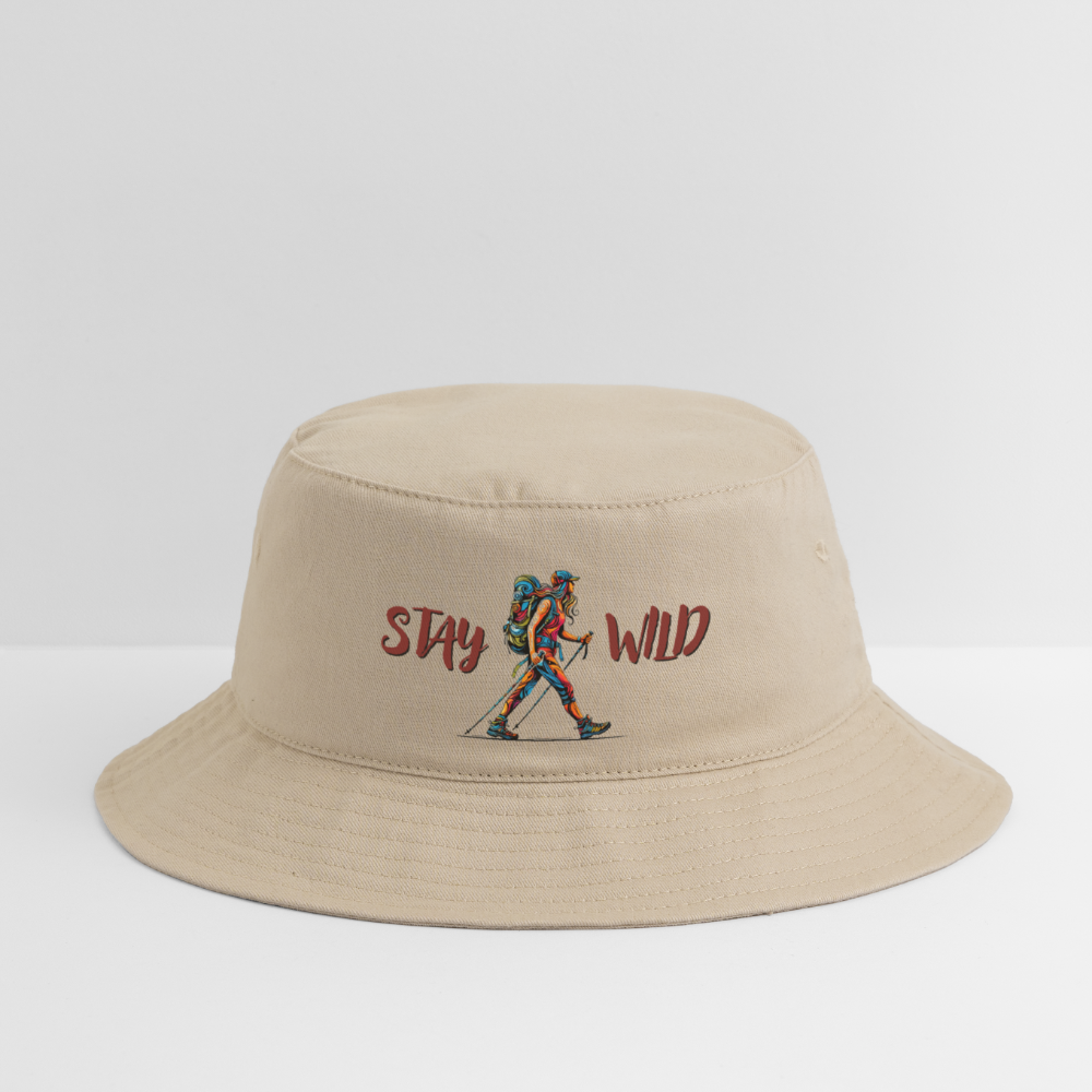 Stay Wild - Bucket Hat - cream
