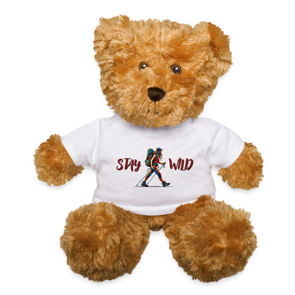 Stay Wild - Teddy Bear - white