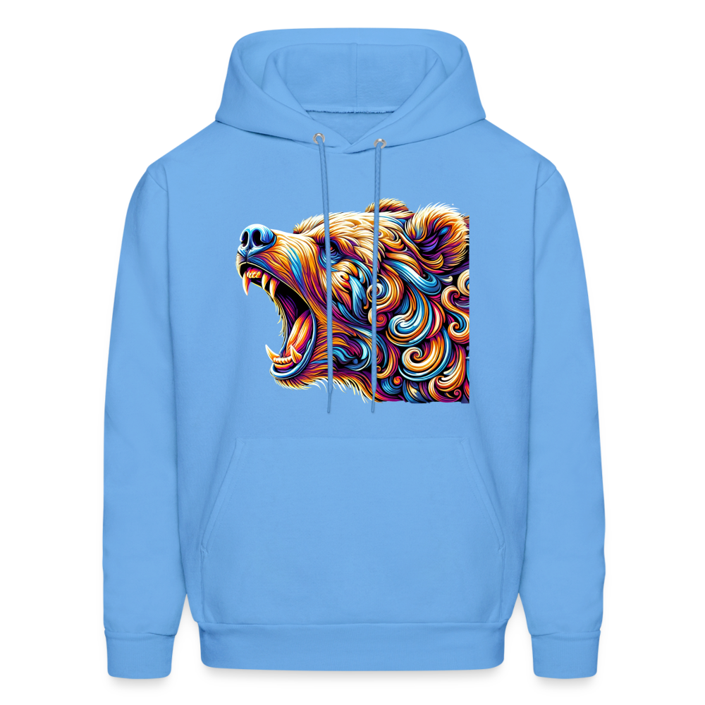 Psychedelic Bear - Unisex Hoodie - carolina blue