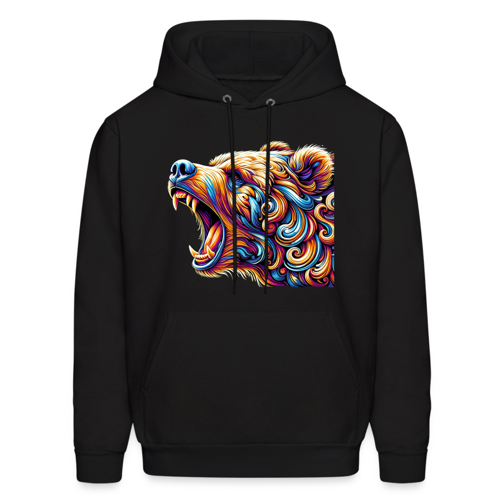Psychedelic Bear - Unisex Hoodie - black
