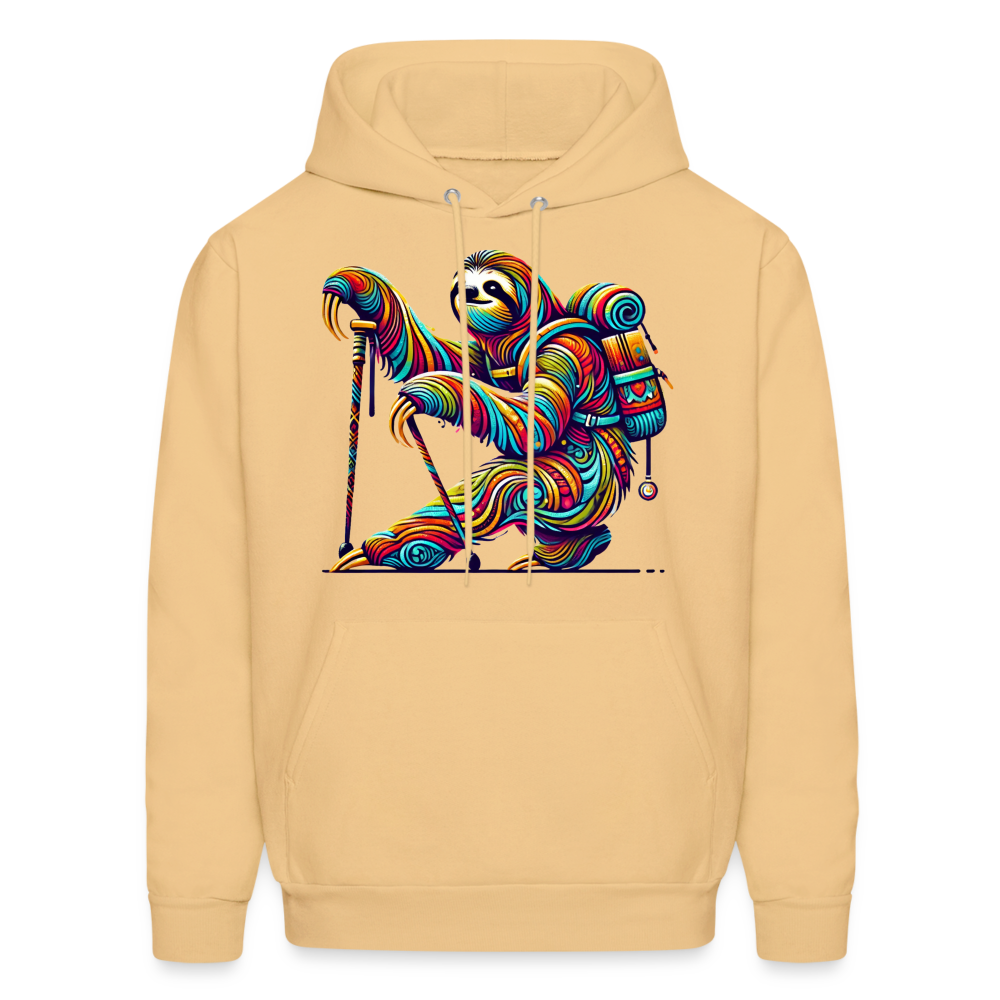 Psychedelic Sloth - Unisex Hoodie - light gold
