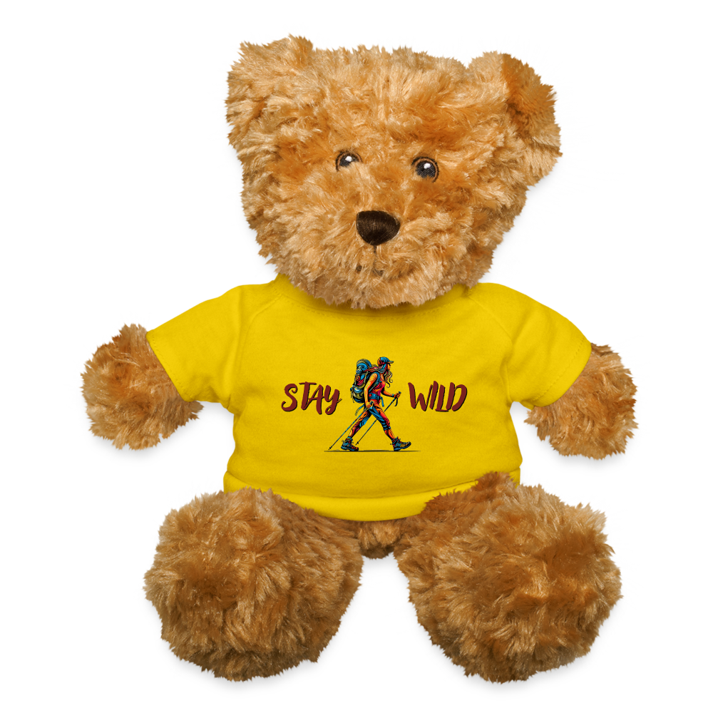 Stay Wild - Teddy Bear - yellow