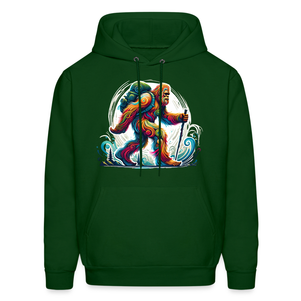 Psychedelic Bigfoot - Unisex Hoodie - forest green