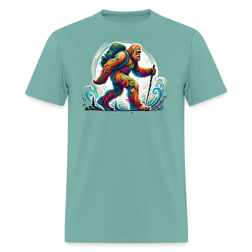 Psychedelic Bigfoot - Unisex T-shirt - aquatic