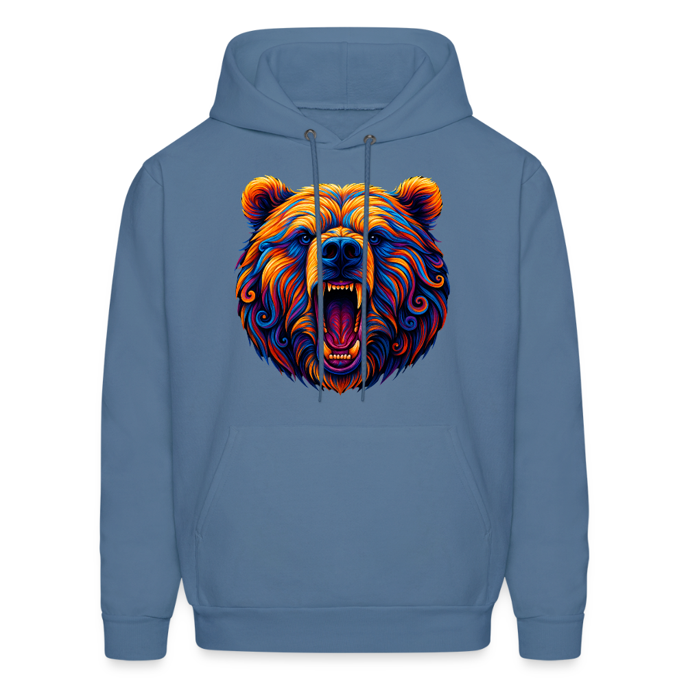 Psychedelic Bear - Unisex Hoodie - denim blue