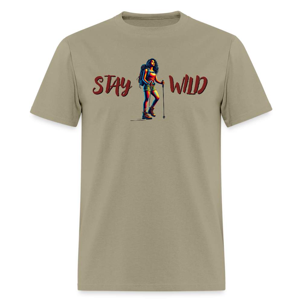 Stay Wild - Unisex Classic T-Shirt - khaki