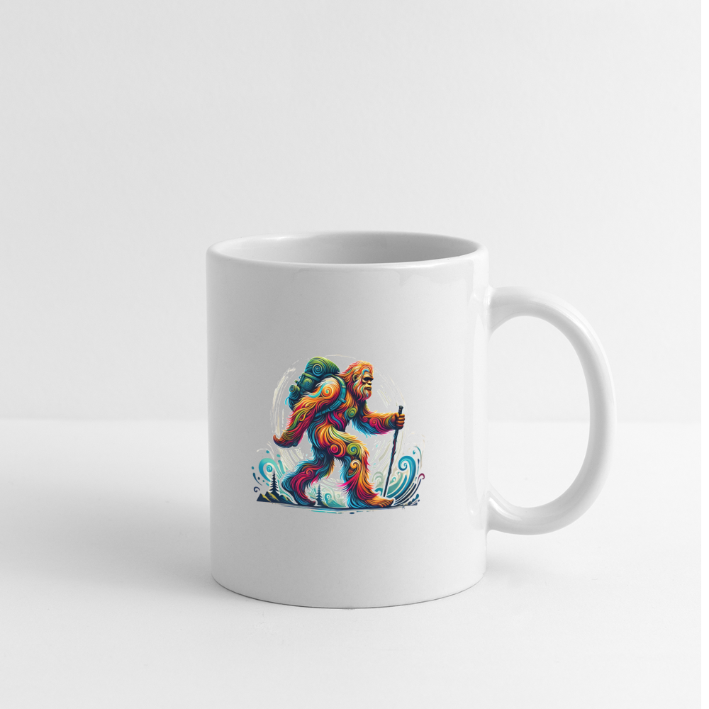 Psychedelic Bigfoot - Ceramic Mug - white