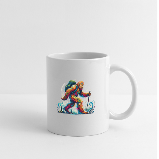 Psychedelic Bigfoot - Ceramic Mug - white