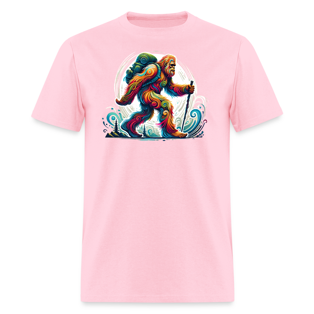 Psychedelic Bigfoot - Unisex T-shirt - pink