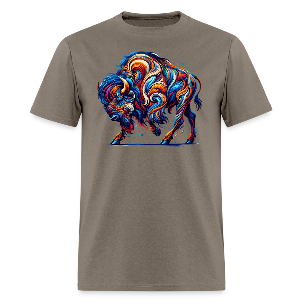 Psychedelic Bison - Unisex T-Shirt - safari
