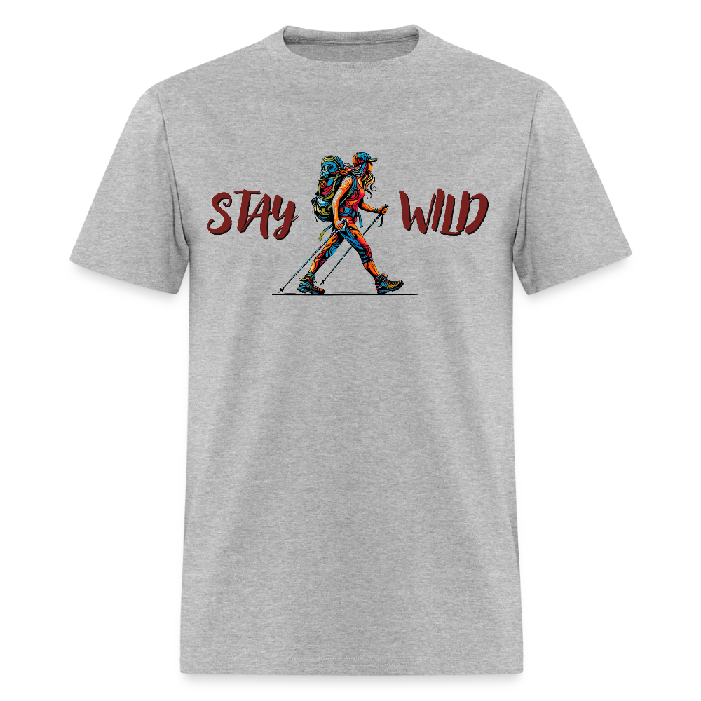 Stay Wild - Unisex Classic T-Shirt - heather gray