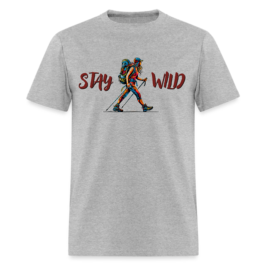 Stay Wild - Unisex Classic T-Shirt - heather gray