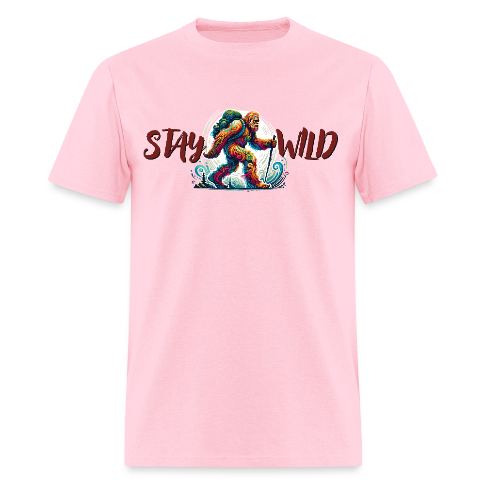 Stay Wild Bigfoot - Unisex Classic T-Shirt - pink