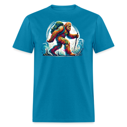 Psychedelic Bigfoot - Unisex T-shirt - turquoise