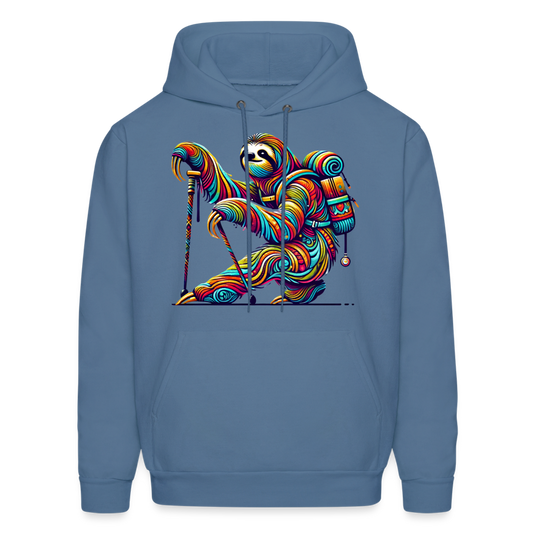 Psychedelic Sloth - Unisex Hoodie - denim blue