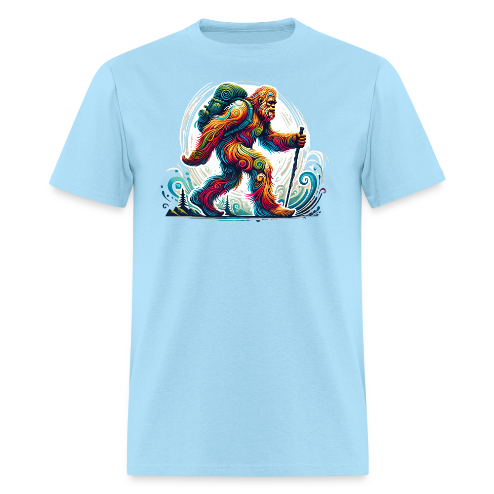 Psychedelic Bigfoot - Unisex T-shirt - powder blue