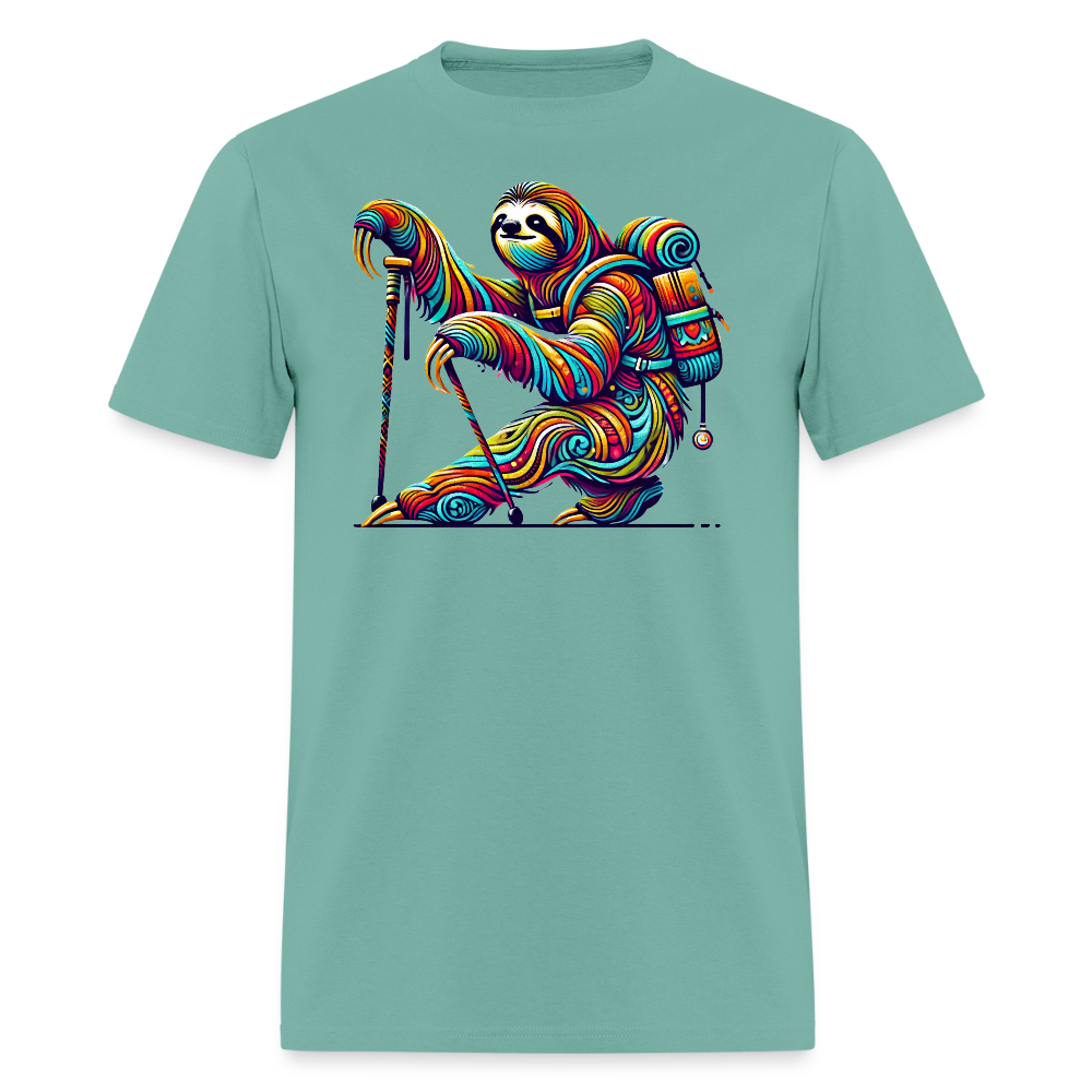 Psychedelic Sloth - Unisex T-Shirt - aquatic