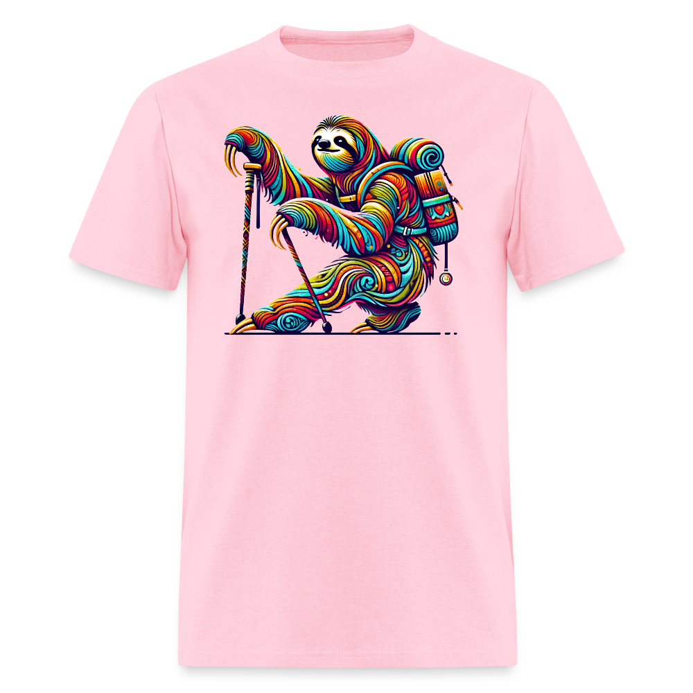Psychedelic Sloth - Unisex T-Shirt - pink