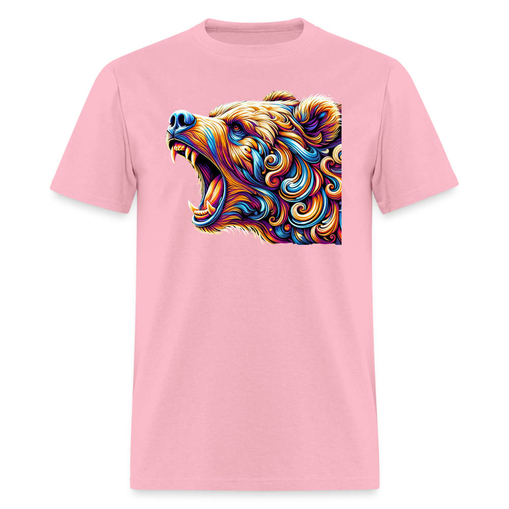 Psychedelic Bear - Unisex T-Shirt - pink