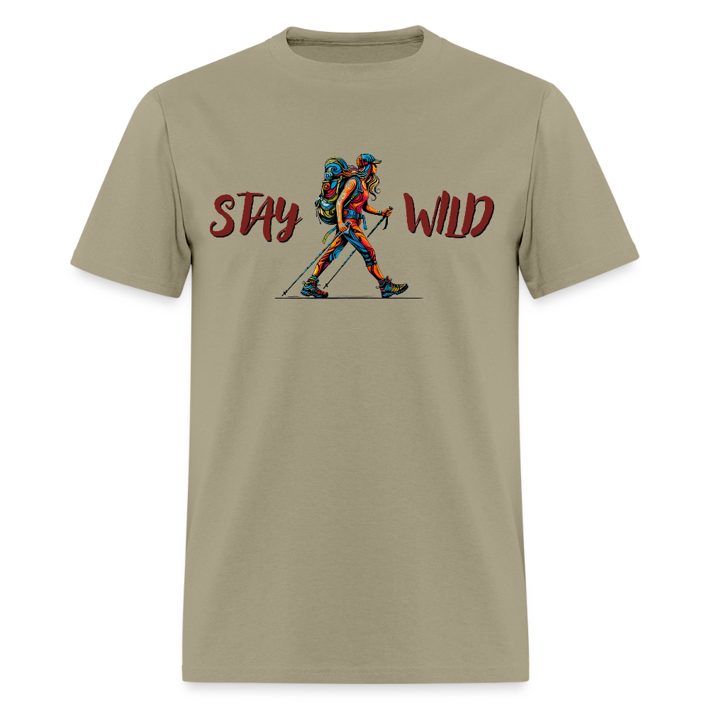 Stay Wild - Unisex Classic T-Shirt - khaki