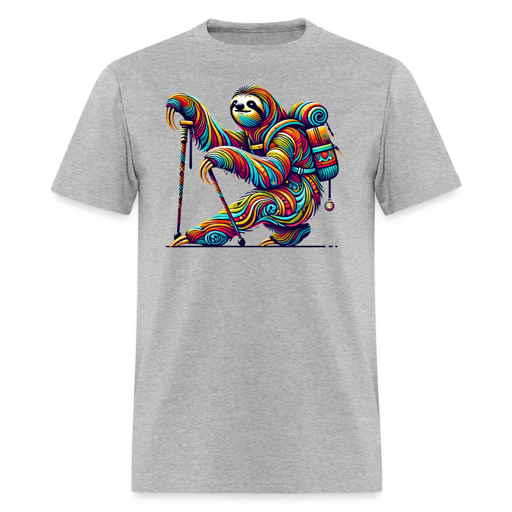 Psychedelic Sloth - Unisex T-Shirt - heather gray