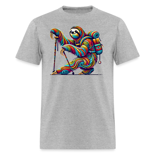 Psychedelic Sloth - Unisex T-Shirt - heather gray
